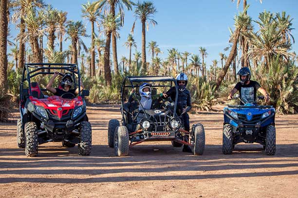 Buggy Biking (2h 30min) in the Palm Grove of Marrakech