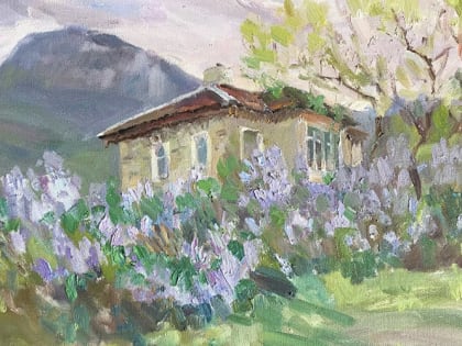 Цветущий Крым в масле: в Евпатории открылась выставка «Палитра души»