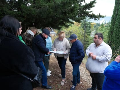 Обсуждение вопросов благоустройства в Гурзуфе