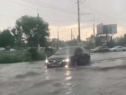 Упавшие ветки, затопленные улицы и ДТП: в Симферополе разгулялась непогода (ФОТО, ВИДЕО)