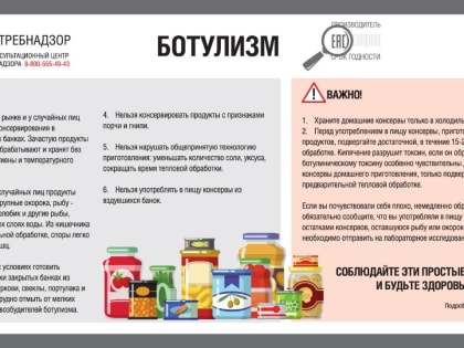 ПРОФИЛАКТИКА БОТУЛИЗМА