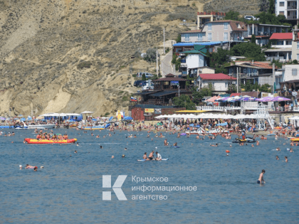 У берегов Крыма вода прогрелась до 24 градусов