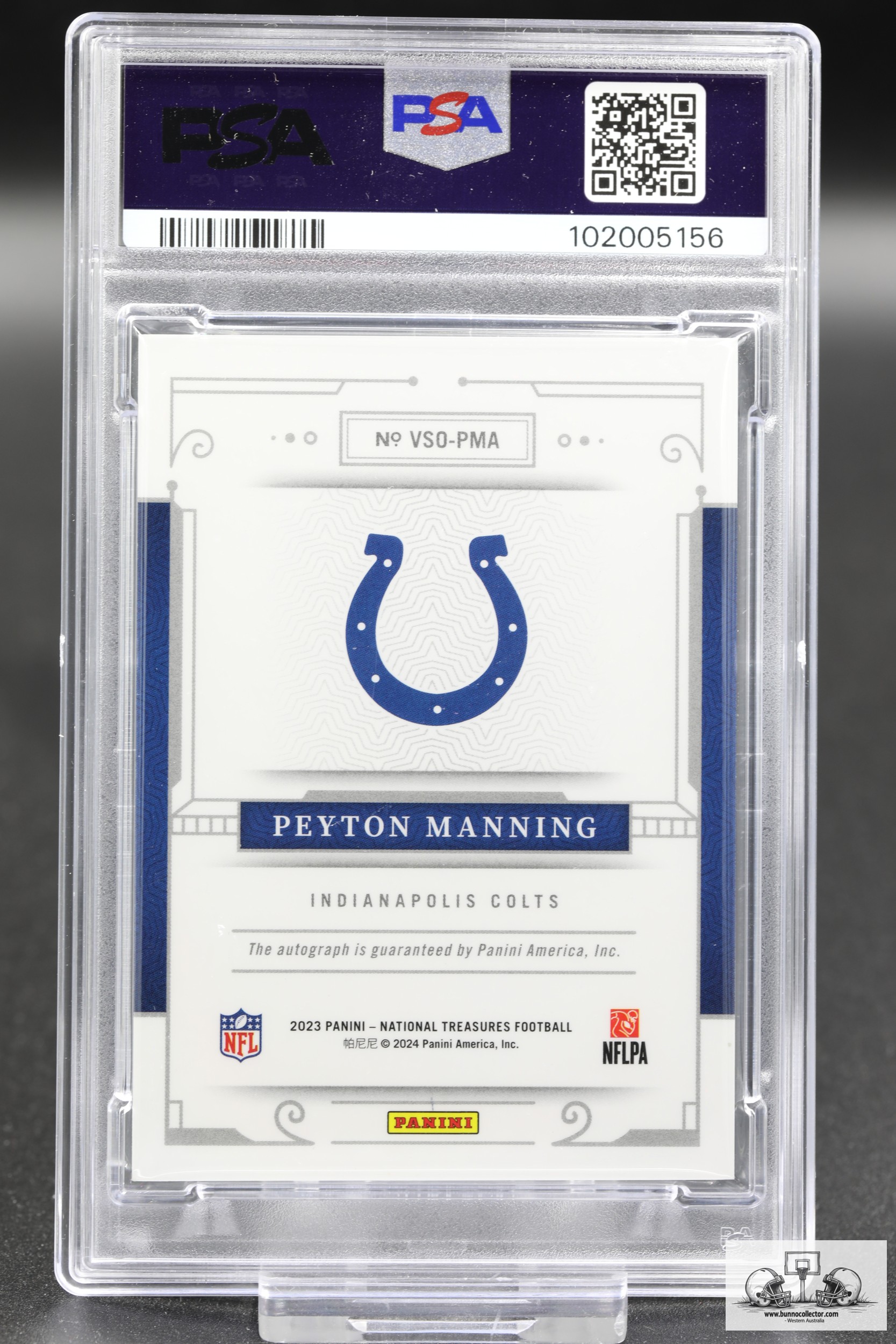 2023 Panini National Treasures Virtuoso Peyton Manning 21/25 (VSO-PMA)