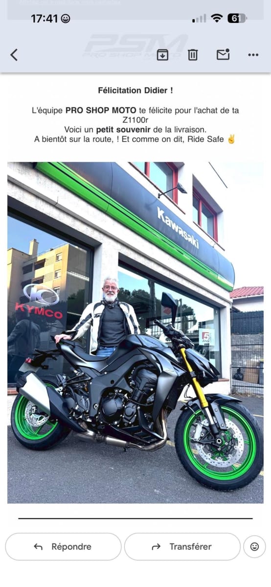 Echange Z1100 SE contre Triumph 1200RS de 2025 avec contre partie financière 