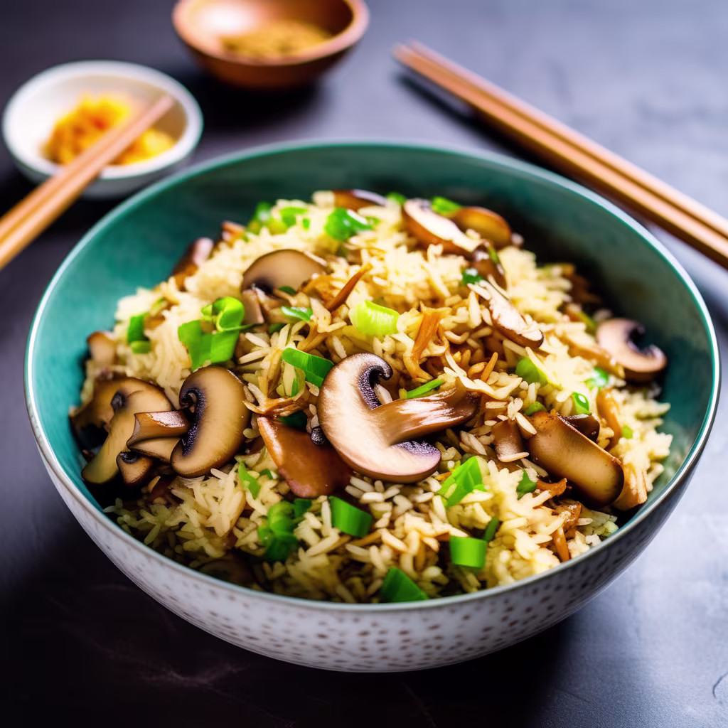 Mushroom fried rice