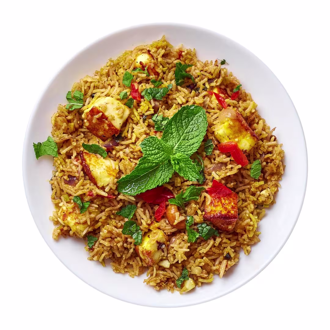 Paneer biryani