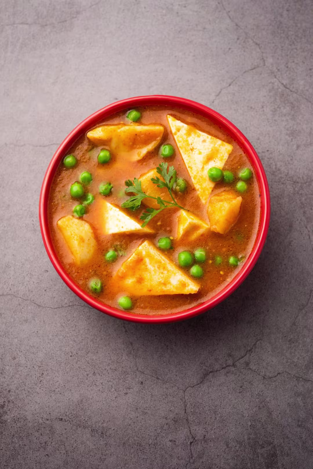 Aloo matar paneer curry