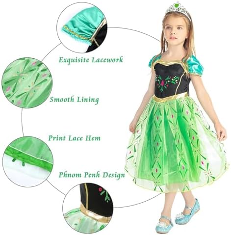 Vue 2 de Uraqt Princesse Costume Princesse