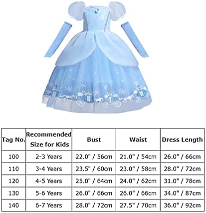Vue 7 de Fymnsi Filles Cendrillon Robe