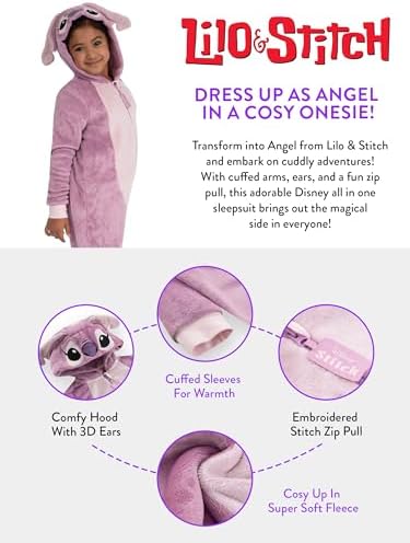 Vue 7 de Combinaison Stitch Pour Enfants