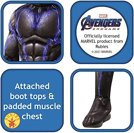 Vue 4 de Rubies Avengers Deguisement Noir