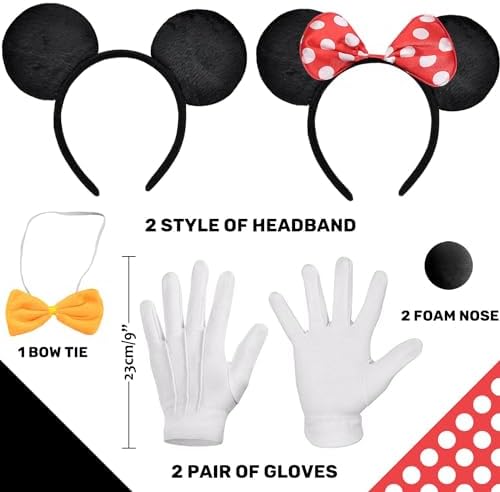 Vue 2 de Deguisement Minnie Mouse Femme