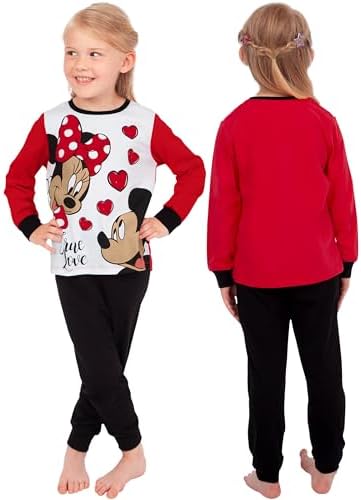 Vue 2 de Pyjama Fille Minnie Mouse