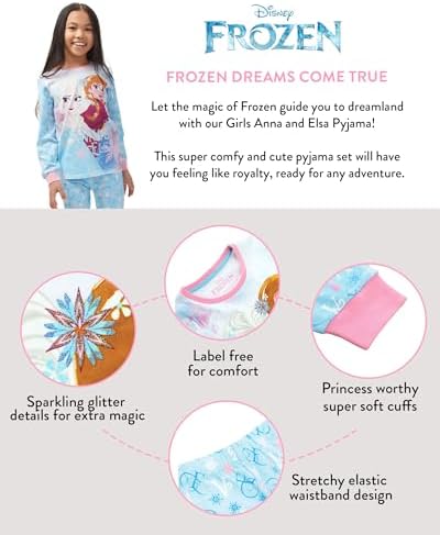 Vue 4 de Pyjama Fille Ensembles De