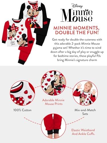 Vue 5 de Pyjama Fille Minnie Mouse