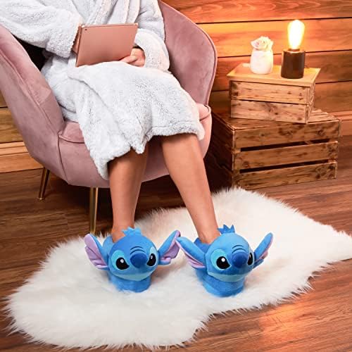 Vue 3 de Chaussons Femme Chaussons Peluche