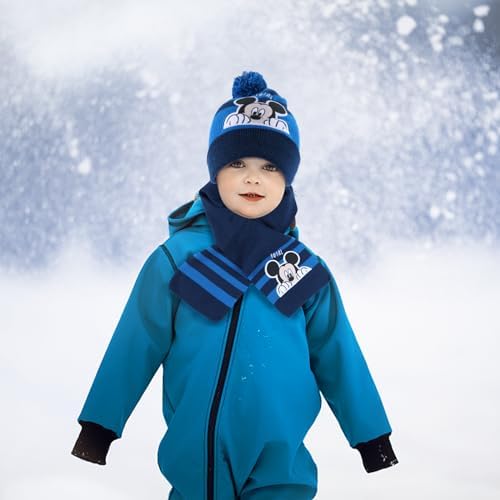 Vue 5 de Mickey Bonnet Hiver Enfant