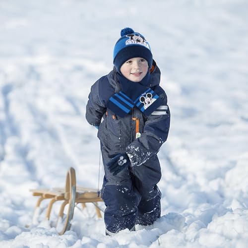 Vue 6 de Mickey Bonnet Hiver Enfant