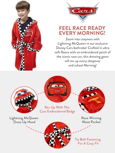 Vue 7 de Peignoir Cars Pour Enfant