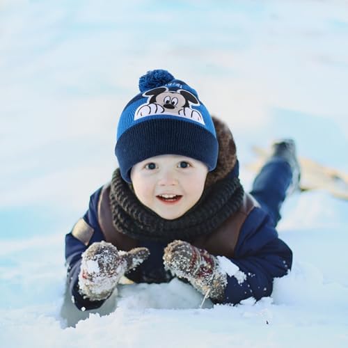 Vue 7 de Mickey Bonnet Hiver Enfant