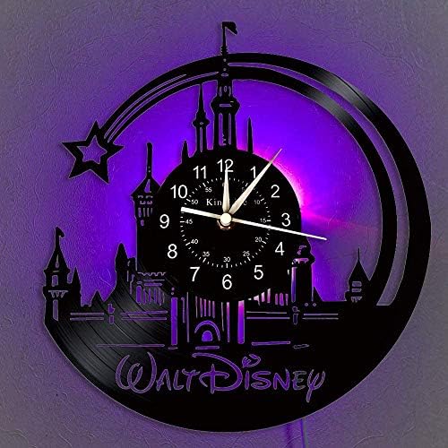 Vue 3 de Horloge Murale En Vinyle