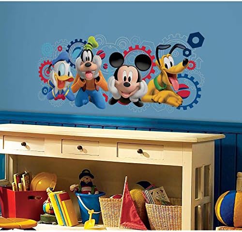 Vue 4 de Sticker Geant Repositionnable Disney