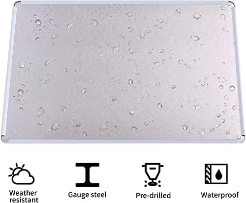 Vue 4 de Plaque En Metal Vintage