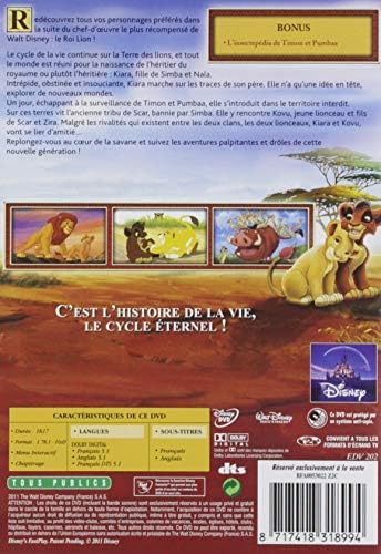 Vue 2 de Le Roi Lion Lhonneur