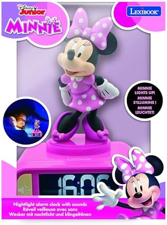 Vue 4 de Lexibook Disney Minnie Reveil