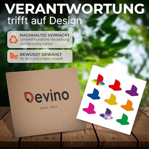 Vue 6 de Devino Feuille Dautocollants Ps