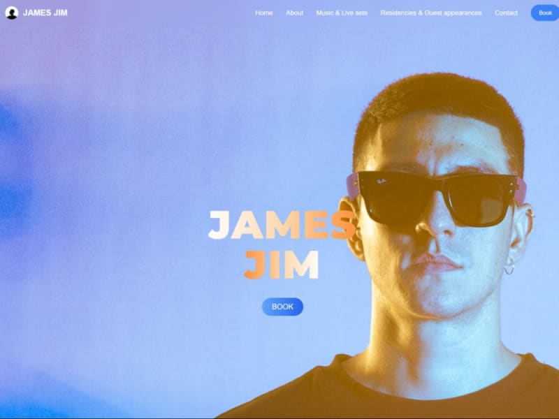 Website James Jim - Music DJ