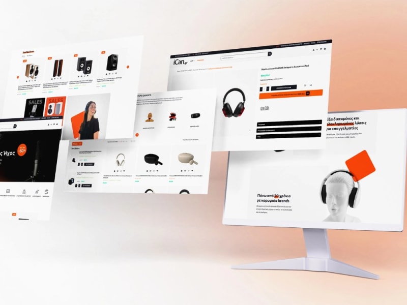 eshop redesign & σύνδεση με XML προμηθευτών - iCan