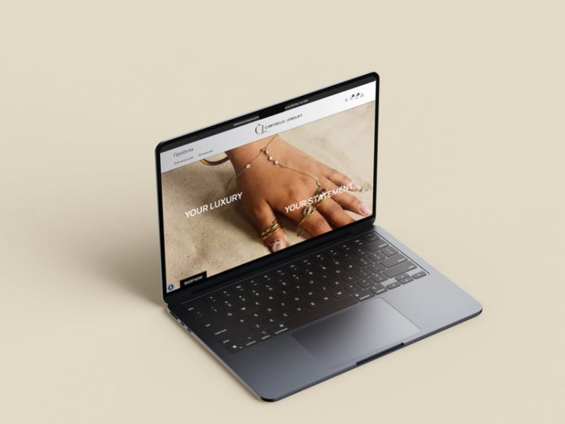 Chryselle Custom UI/UX Website