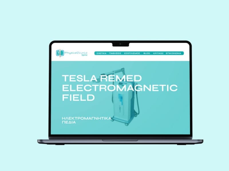 PhysioClinic Spine UI/UX Website με Page Builder (Project in Progress)