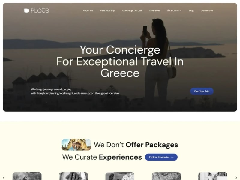Κατασκευή Luxury Travel Ιστοσελίδας