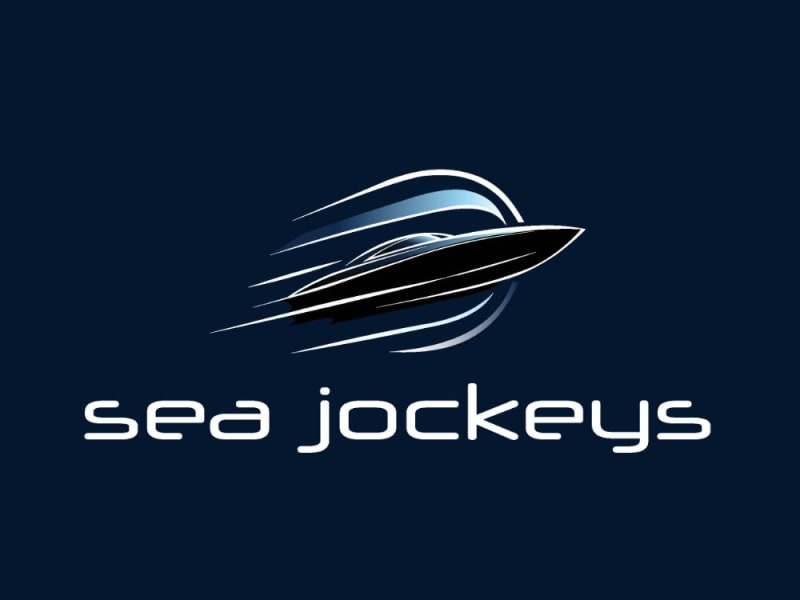 Λογότυπο για εταιρεία ενοικίασης σκαφών sea jockeys