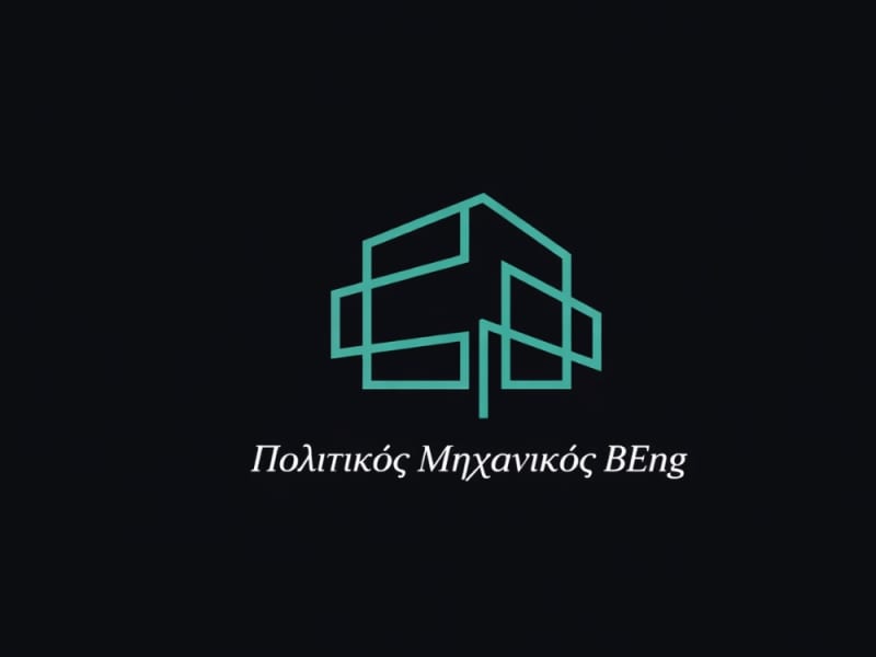 Business Card & Logo Design για Πολιτικό Μηχανικό