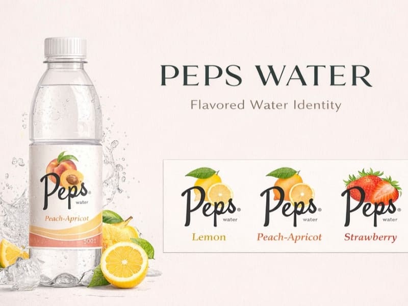 Flavored Water Branding – PEPS