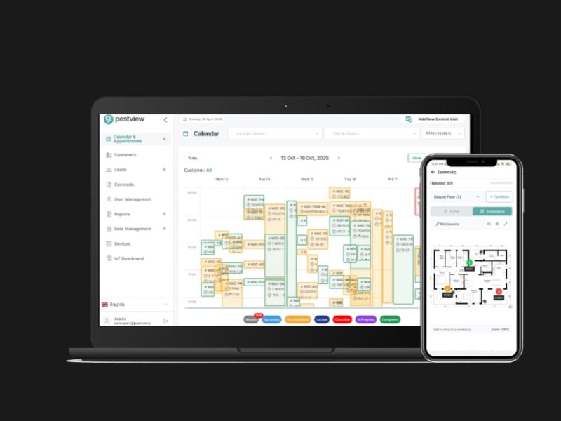Ανάπτυξη Pestview Platform & Mobile
