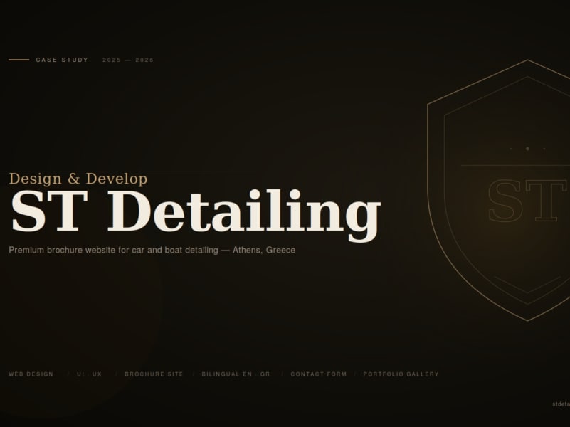 Design & Develop — ST Detailing