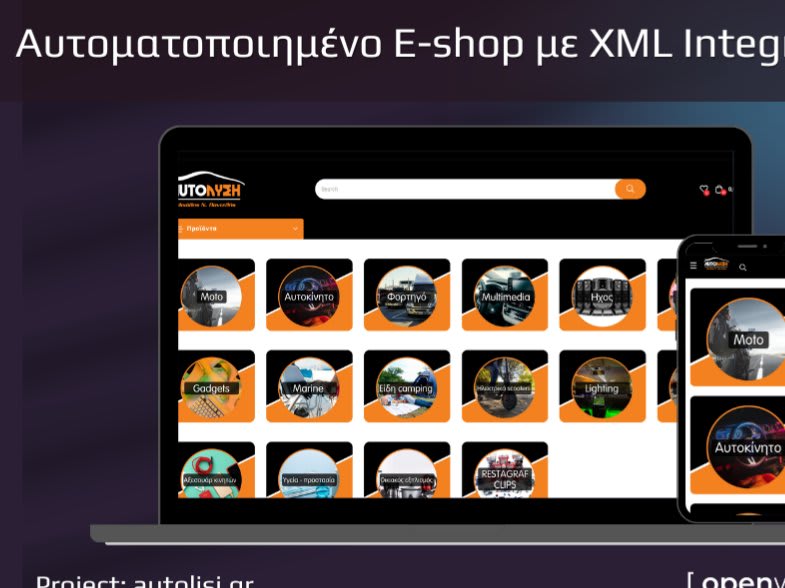 Autolisi.gr – Αυτοματοποιημένο E-shop με Διαχείριση 80.000+ Προϊόντων