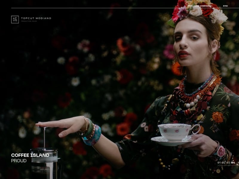 Topcut Modiano – Creative Production Company Website