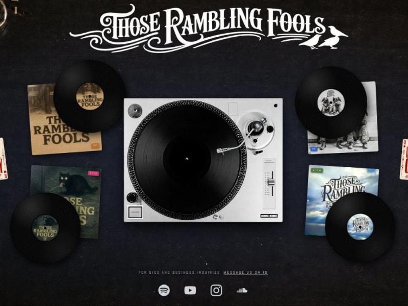 Those Rambling Fools Web-App