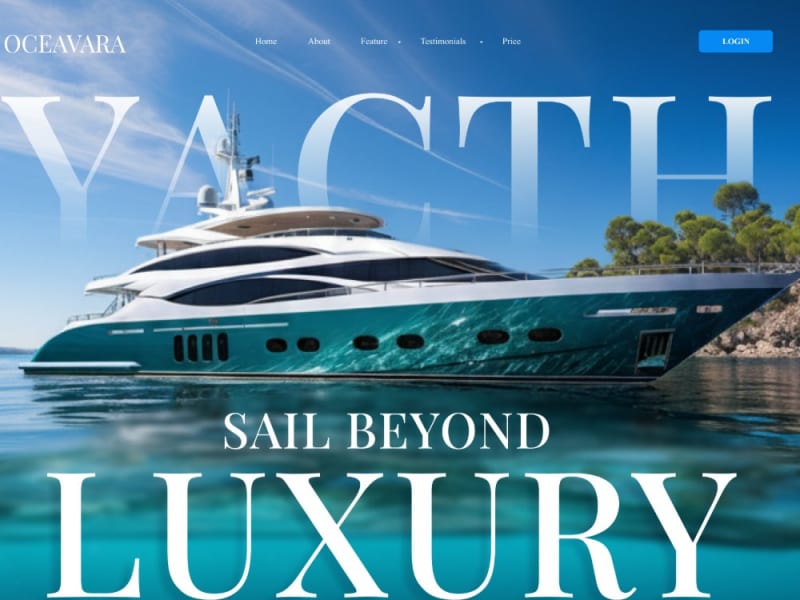 Luxury Yacht Charters: Website & Brand Experience
