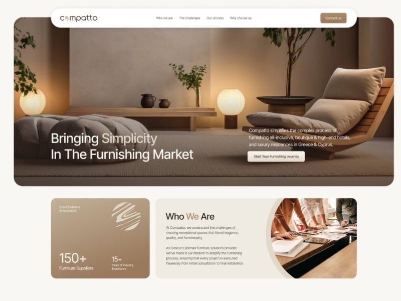Compatto - Full Design & Wordpress Development