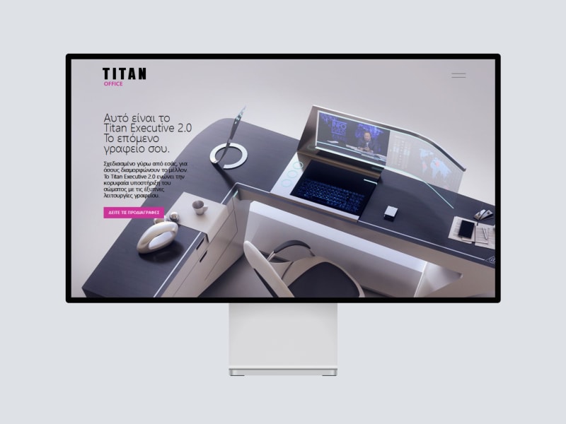 Κατασκευή Website & Social Media - Titan Office