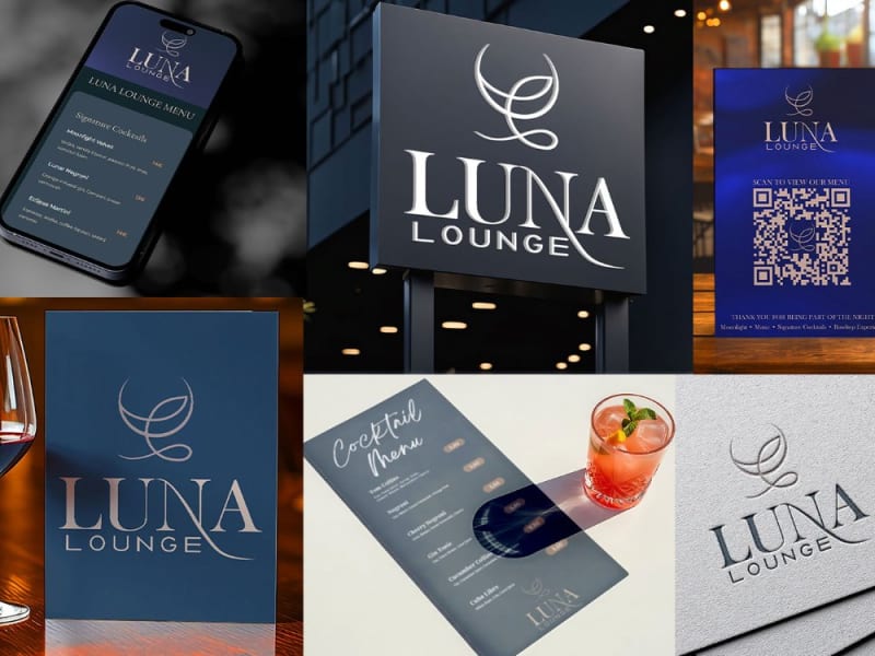 Luna Lounge | Brand Identity & Marketing Design