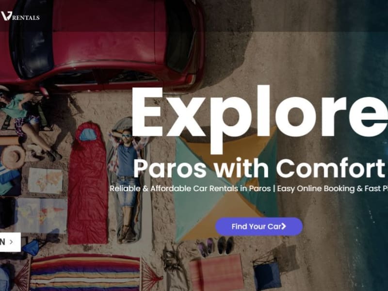 Vassos Rentals Booking Website