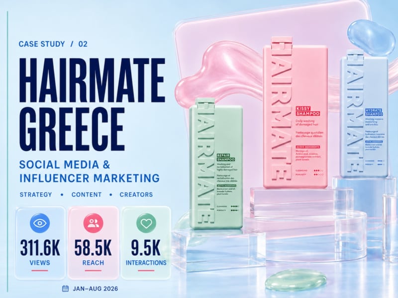 Hairmate Greece | Social Media & Influencer Marketing