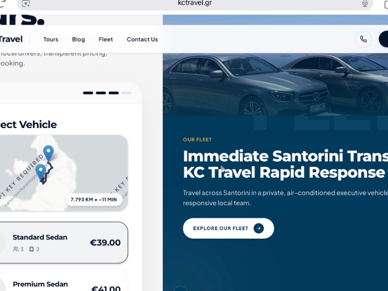KC Travel – Custom Mobility Booking & Route Pricing Platform